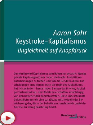 cover image of Keystroke-Kapitalismus
